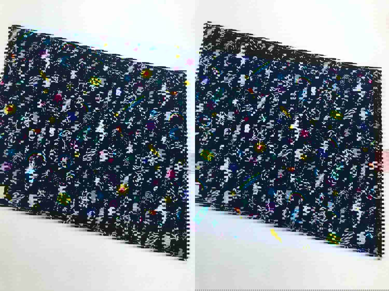 Creative Crayon Wallet - Unicorns & Outer Space Chalk Board Roll Up for Toddlers