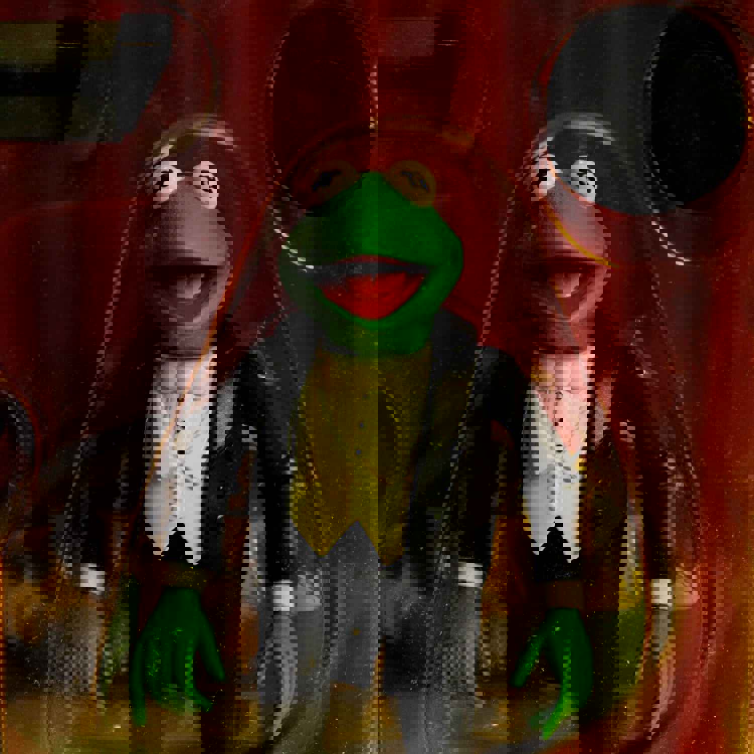 The Muppet Show Kermit The Frog in Tuxedo Palisades Action Figure Movie Set