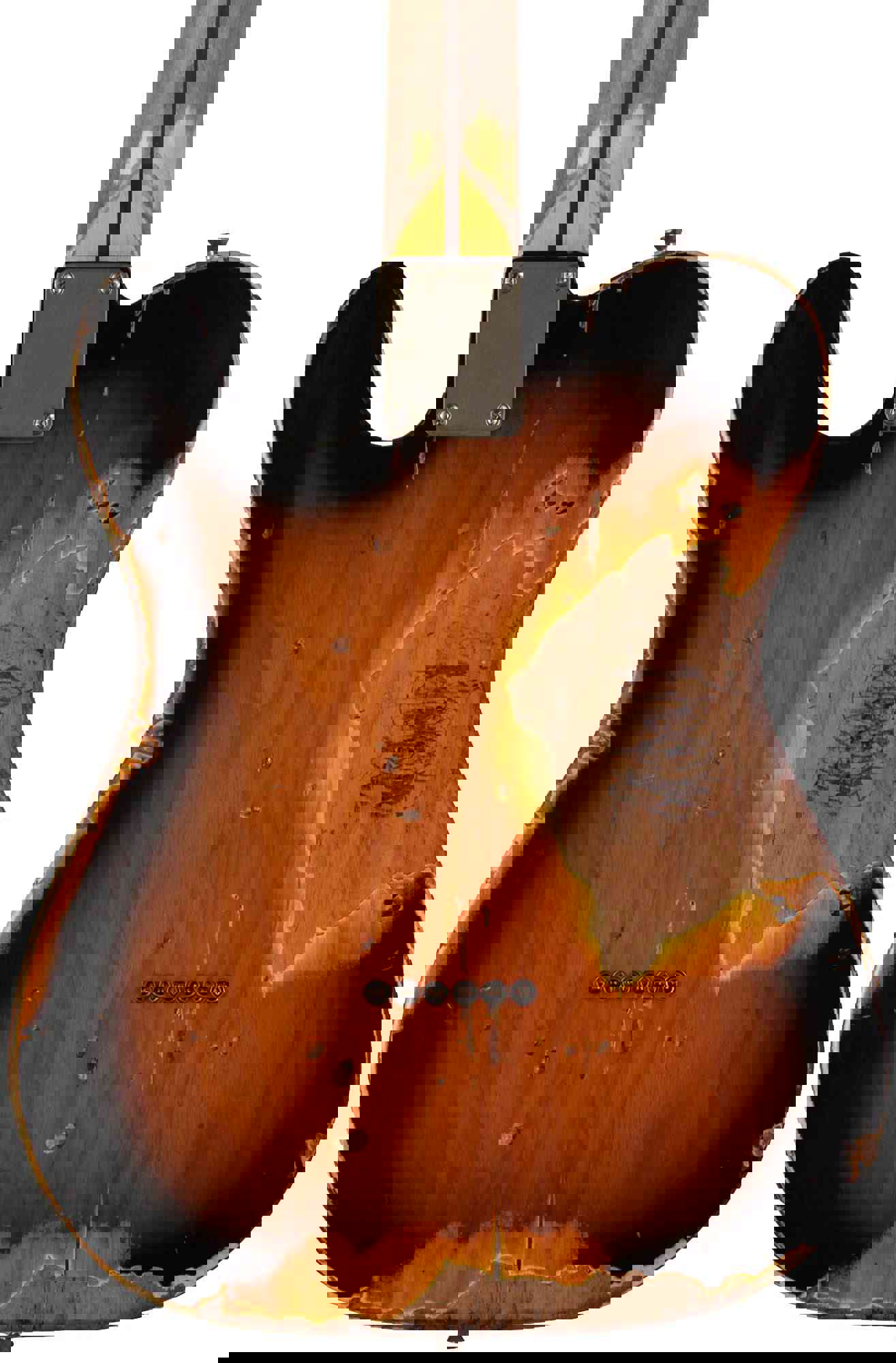 Nash E-1HB Guitar, 2-Tone Burst, Extra Heavy Aging