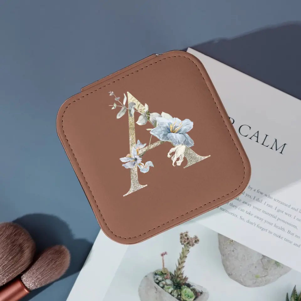 Custom Initials Jewelry Box Jewelry Organizer For Mom Mothers Day Gift For Bridesmaid