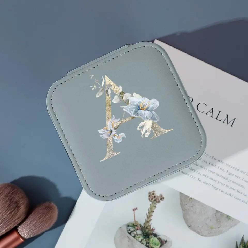 Custom Initials Jewelry Box Jewelry Organizer For Mom Mothers Day Gift For Bridesmaid