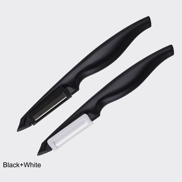 Antioxidant Ceramics Potato Peeler - Multi-Color Handle Kitchen Gadget