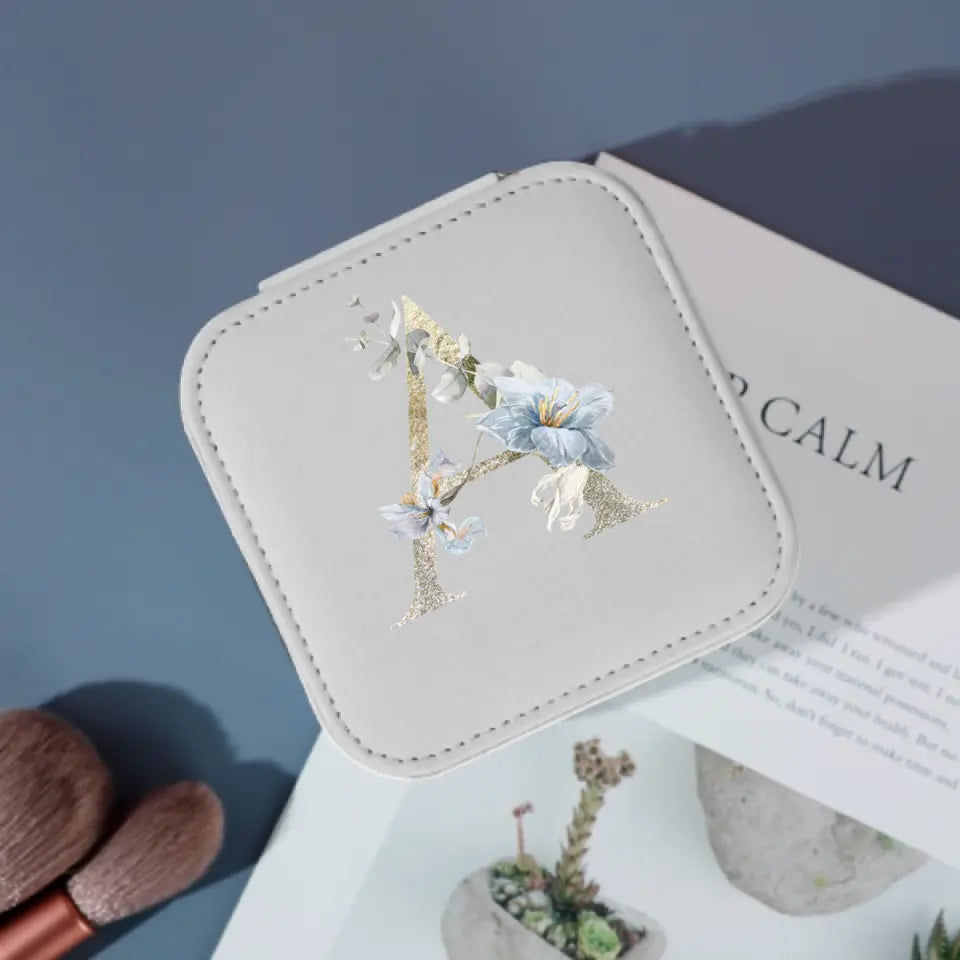 Custom Initials Jewelry Box Jewelry Organizer For Mom Mothers Day Gift For Bridesmaid