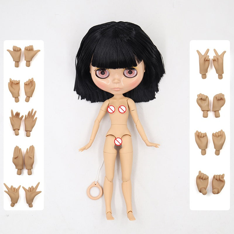 Face Doll With Hands Toys - Soft Fluffy Smiling Doll for Kids