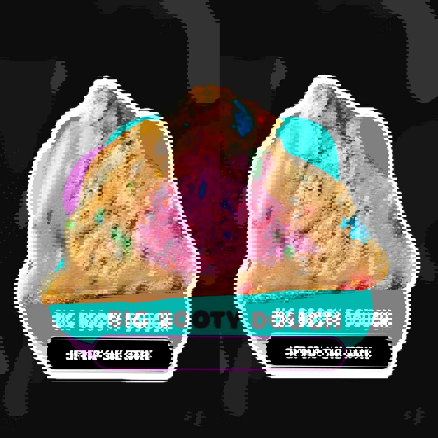 Big Booty Dough Die-Cut Sticker