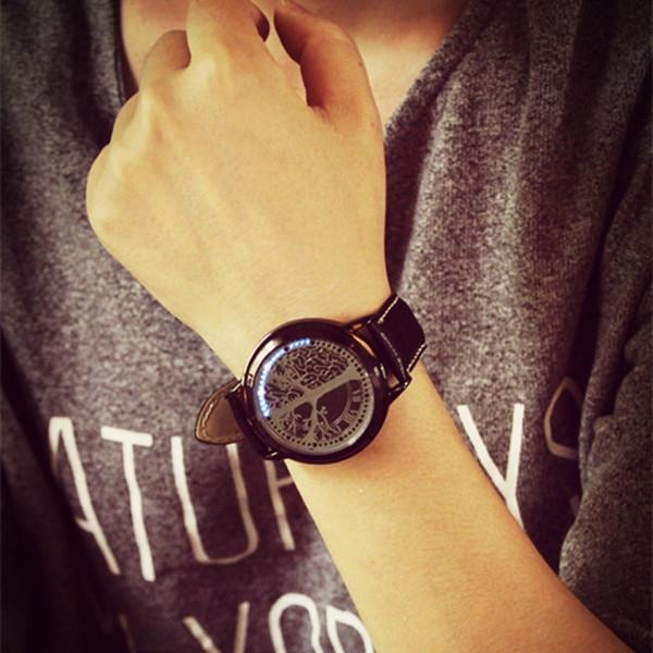 Creative Minimalist Tree Of Life Touch Screen Waterproof LED Smart Watch