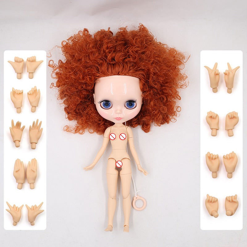 Face Doll With Hands Toys - Soft Fluffy Smiling Doll for Kids