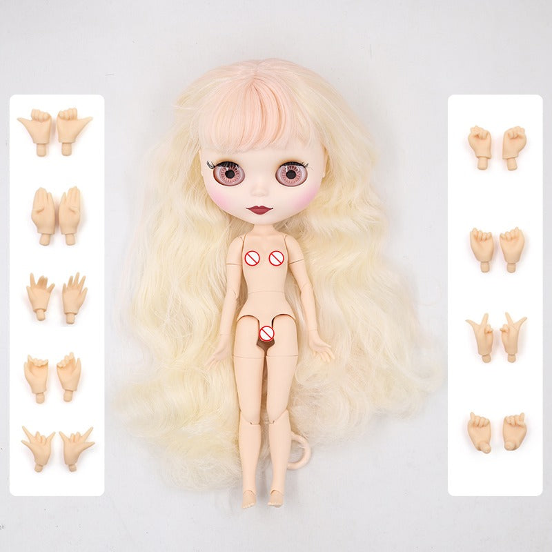 Face Doll With Hands Toys - Soft Fluffy Smiling Doll for Kids