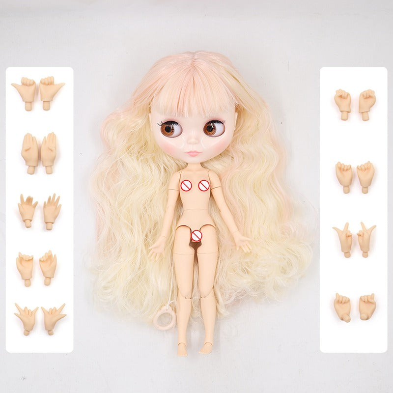 Face Doll With Hands Toys - Soft Fluffy Smiling Doll for Kids