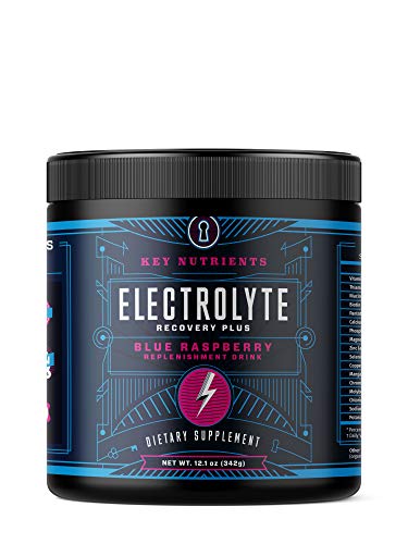 Blue Raspberry Electrolyte Powder - Keto Hydration Supplement with 6 Key Electrolytes