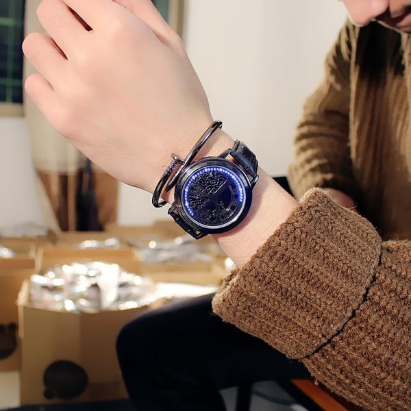 Creative Minimalist Tree Of Life Touch Screen Waterproof LED Smart Watch