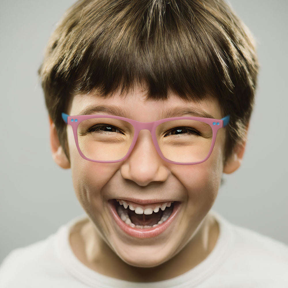 Genius Blue Light Blocking Computer Reading Gaming Glasses for Boys (Age 7-12)