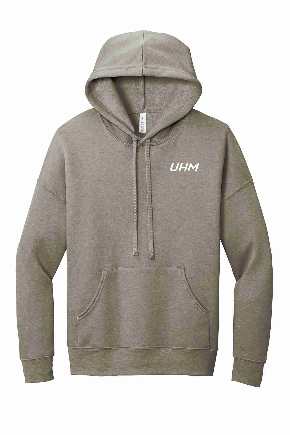 BELLA+CANVAS Unisex Sponge Fleece Pullover Hoodie with Left Chest Logo