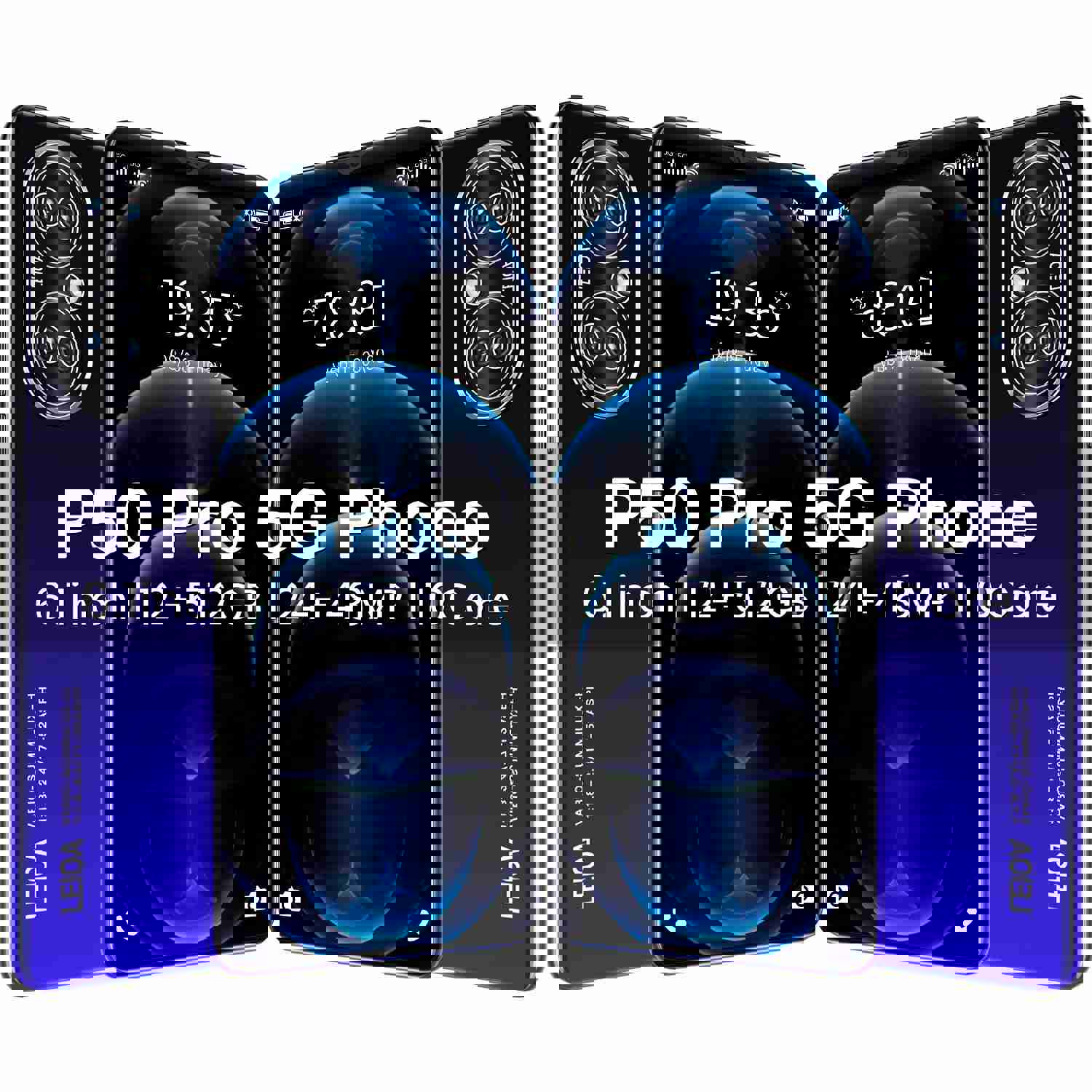 5G Smartphone P50 Pro - 12GB RAM + 512GB Storage, 24MP Beauty Camera