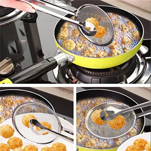Stainless Steel Mesh Strainer Scoop for Kitchen & Barbecue
