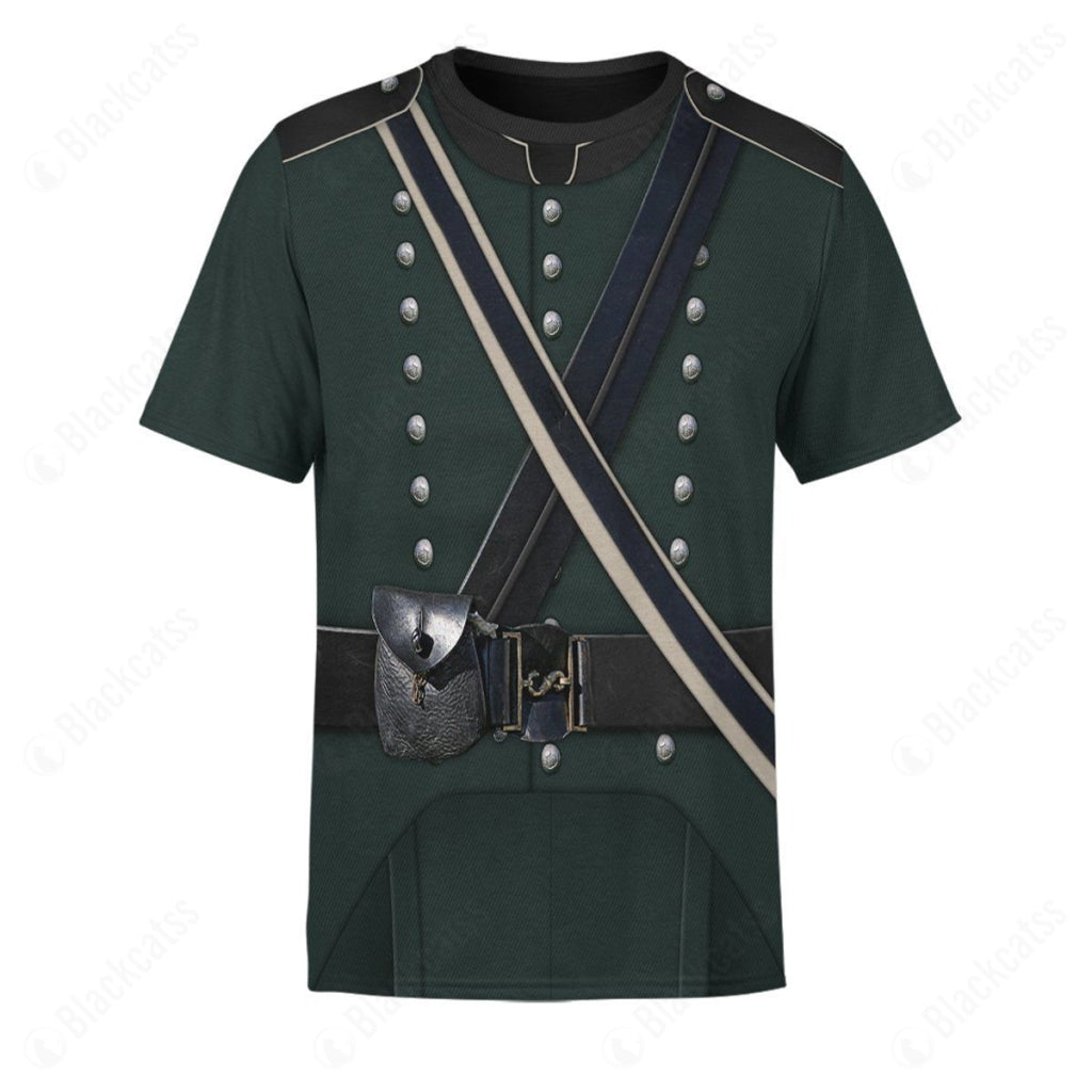 Historical Napoleonic Wars British Army 95th Rifles Custom Apparel