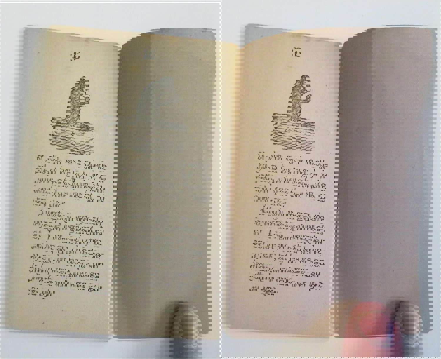 The Sailor Boy c. 1850s Illustrated Nautical Juvenile Chap Book with Whale Woodcut