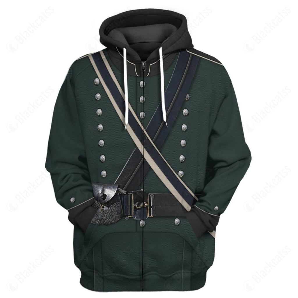 Historical Napoleonic Wars British Army 95th Rifles Custom Apparel