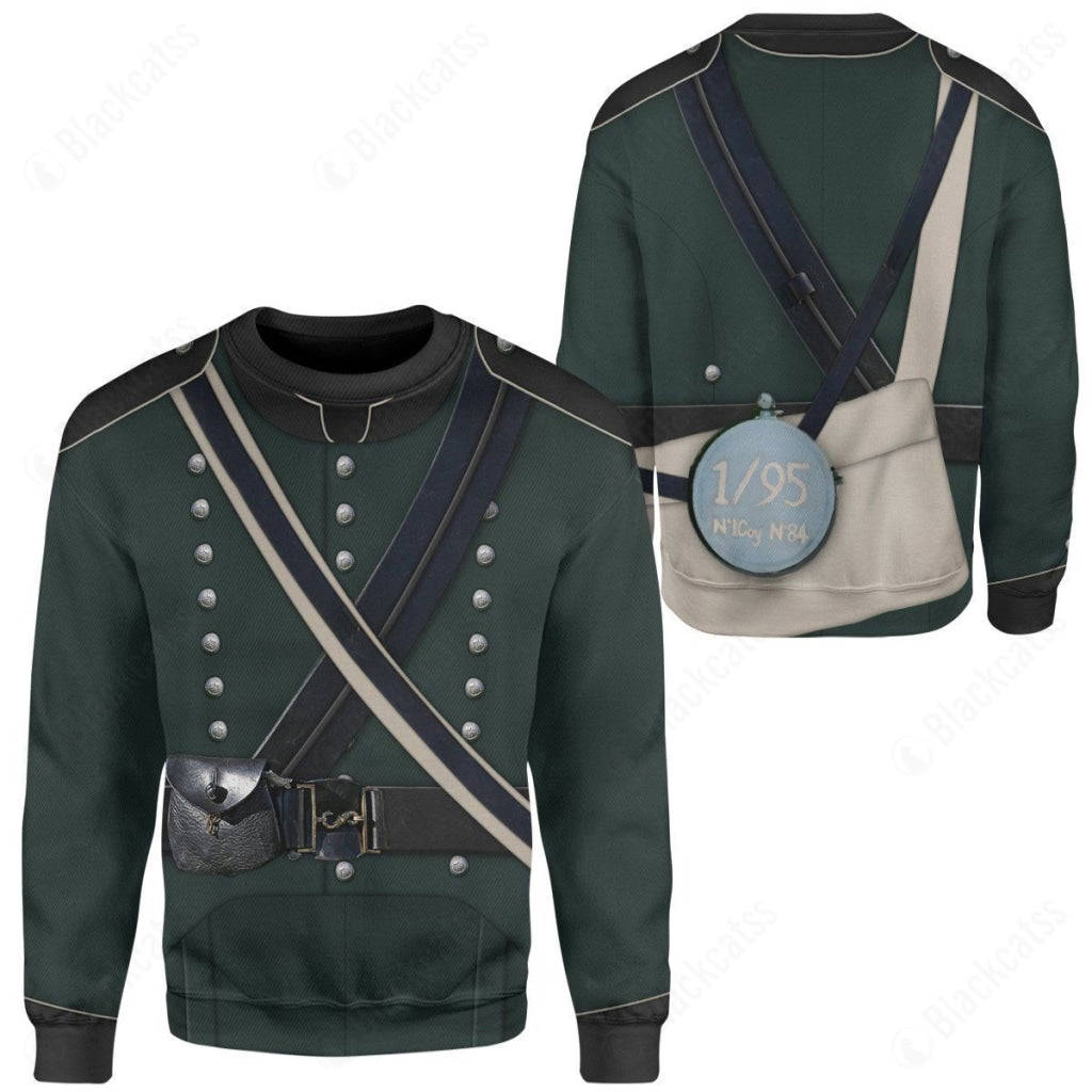 Historical Napoleonic Wars British Army 95th Rifles Custom Apparel