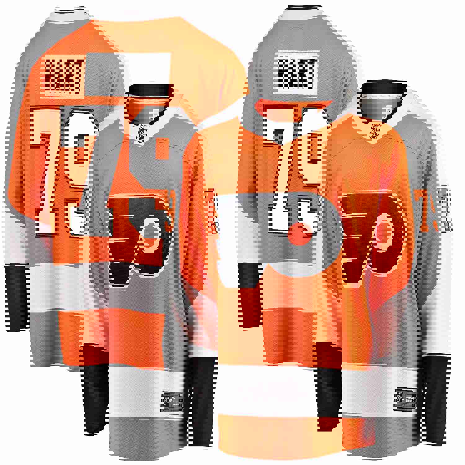 Carter Hart Philadelphia Flyers Fanatics Branded Home Premier Breakaway Player Jersey - Orange