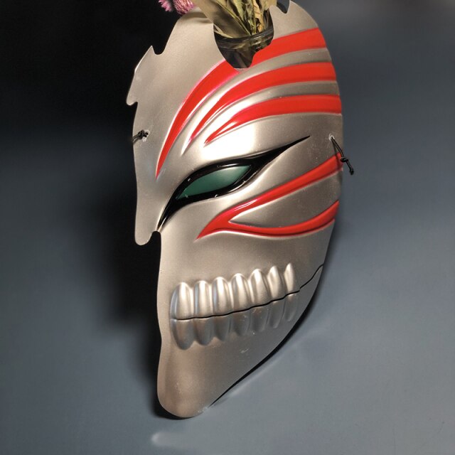 Bleaches Kurosaki Ichigo Mask Cosplay Props Halloween Masquerade Accessories Resin