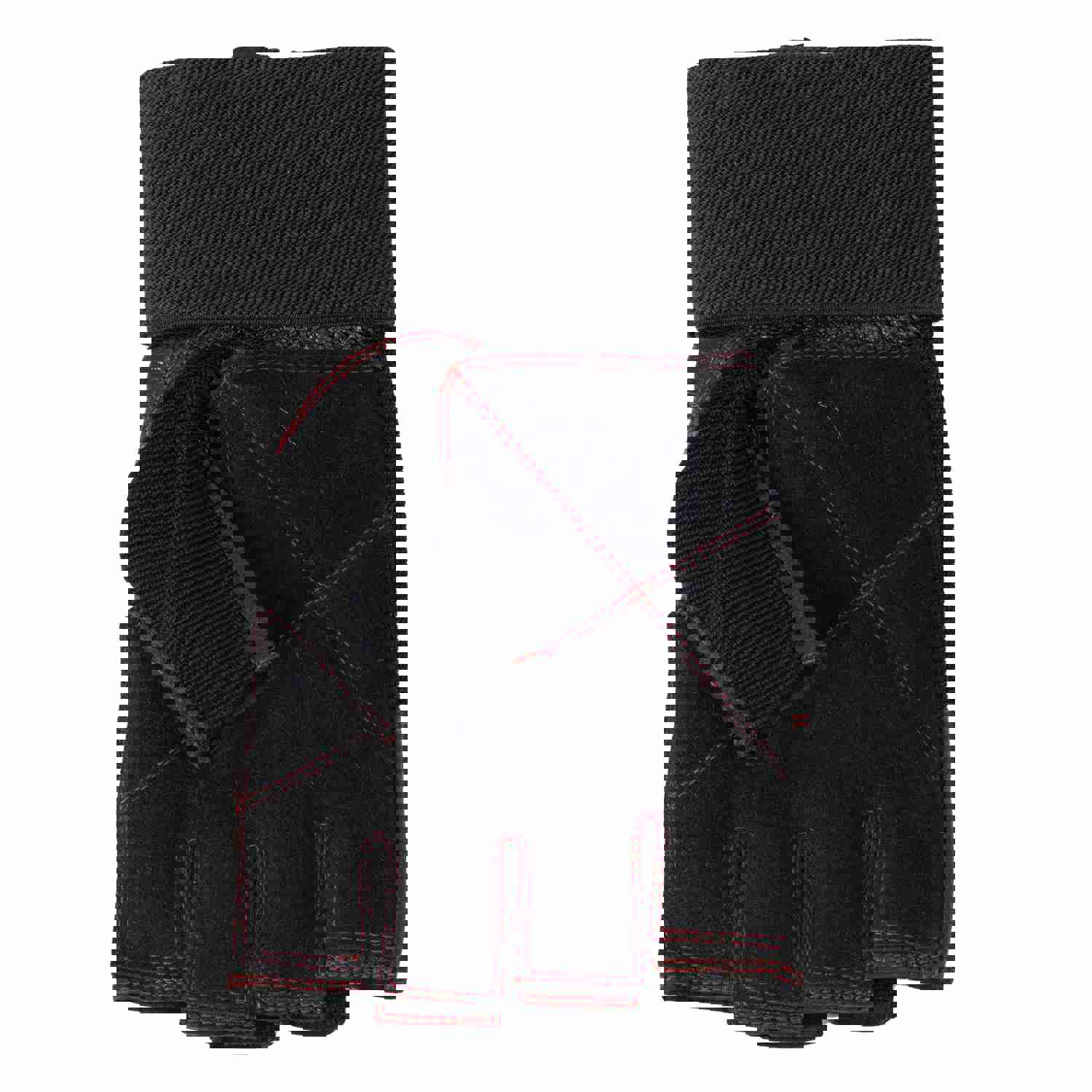 Pro Fitness Gloves – Wrist Wrap Style – L/XL – Black/Red