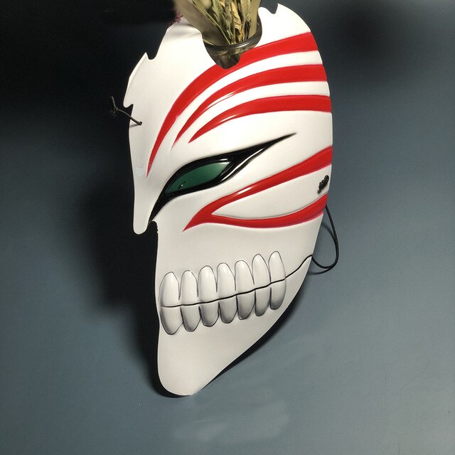 Bleaches Kurosaki Ichigo Mask Cosplay Props Halloween Masquerade Accessories Resin