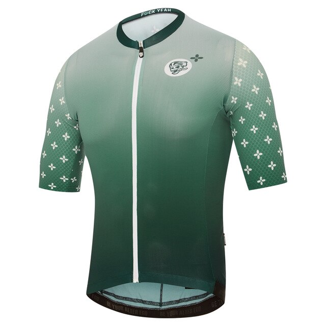Colorful Cycling Jersey - Breathable Quick-Dry Short Sleeve Bike Shirt for Men