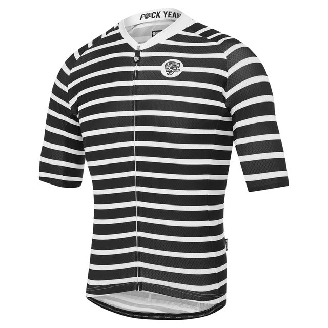 Colorful Cycling Jersey - Breathable Quick-Dry Short Sleeve Bike Shirt for Men