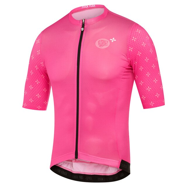 Colorful Cycling Jersey - Breathable Quick-Dry Short Sleeve Bike Shirt for Men