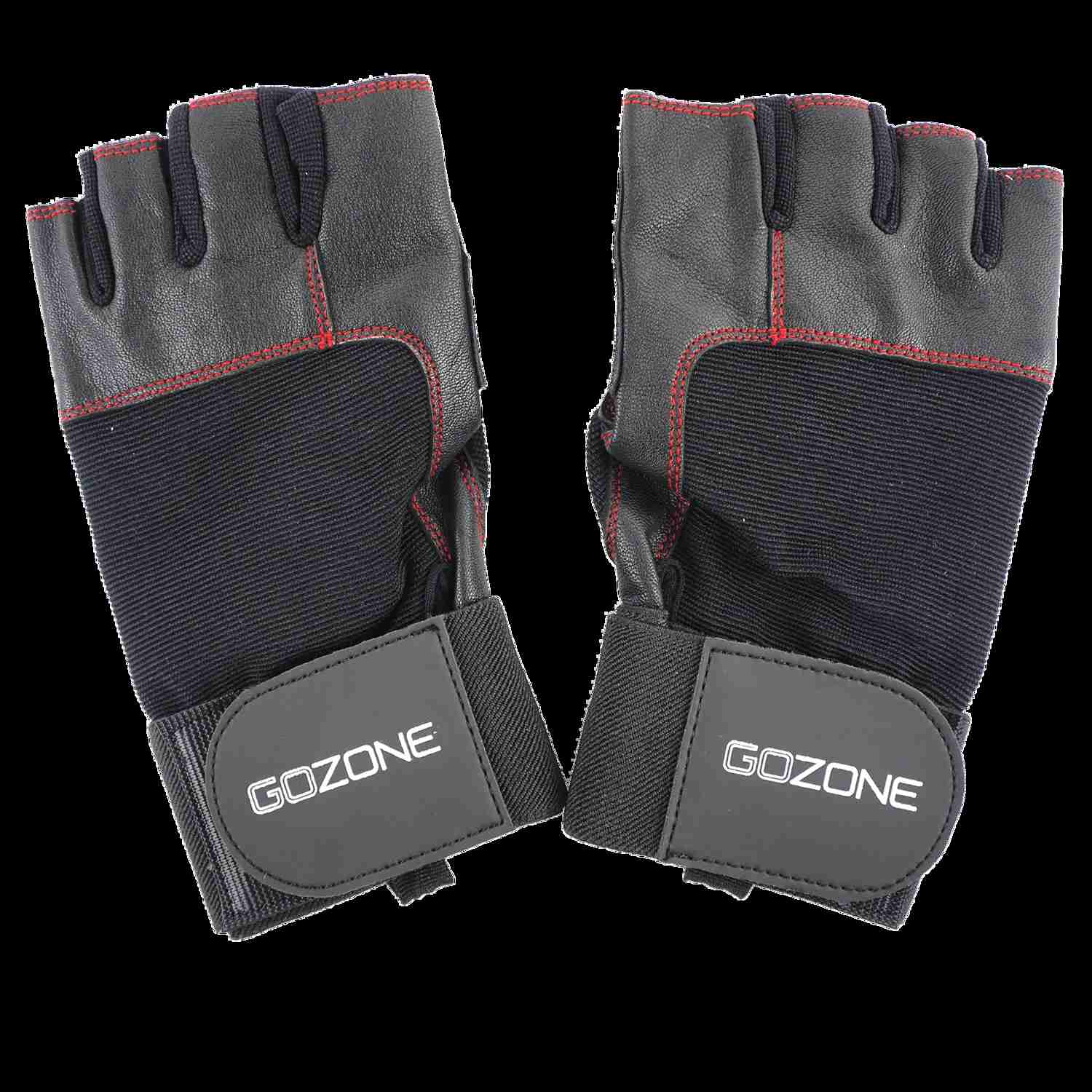 Pro Fitness Gloves – Wrist Wrap Style – L/XL – Black/Red