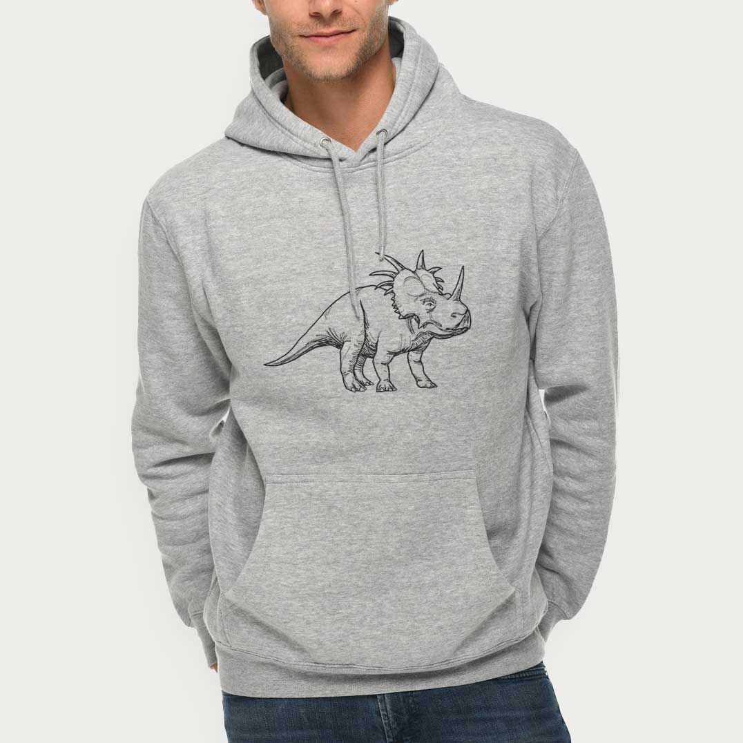 Styracosaurus Albertensis - Mid-Weight Unisex Premium Blend Hoodie