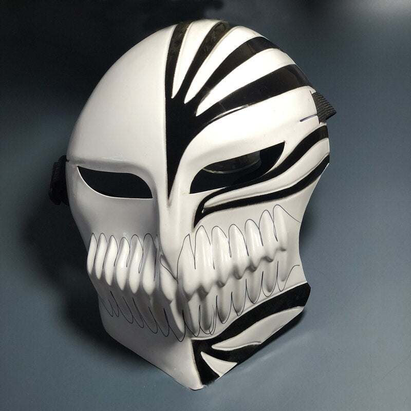 Bleaches Kurosaki Ichigo Mask Cosplay Props Halloween Masquerade Accessories Resin
