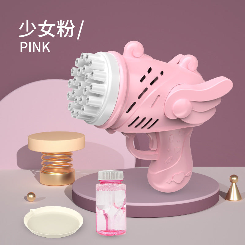 New Year Fireworks Bubble Machine Electric Cartoon Camera Music Luminous Children Toys