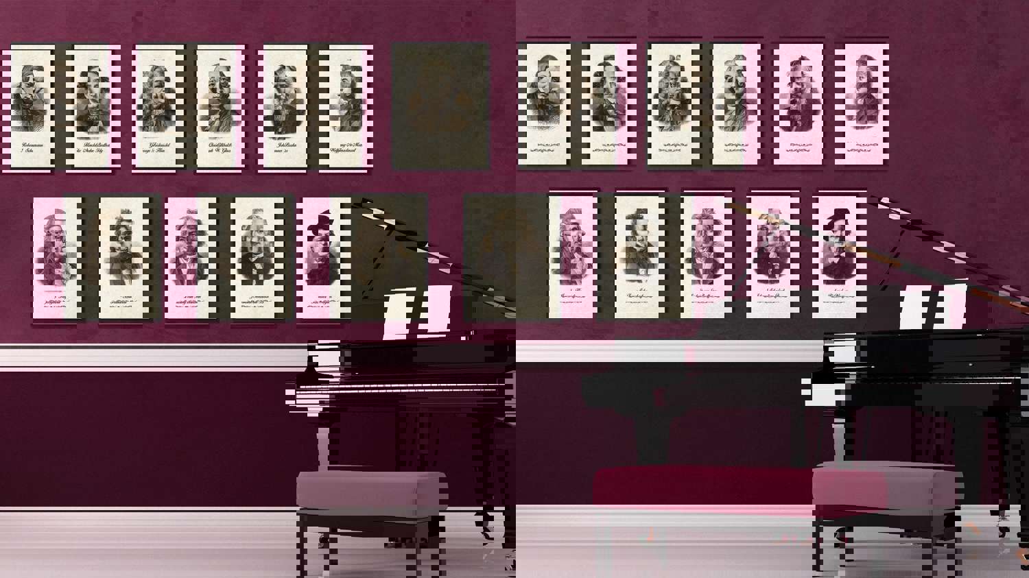 Brahms Musician Canvas Print Pictures Frames Music Home Décor Wall Art Gifts