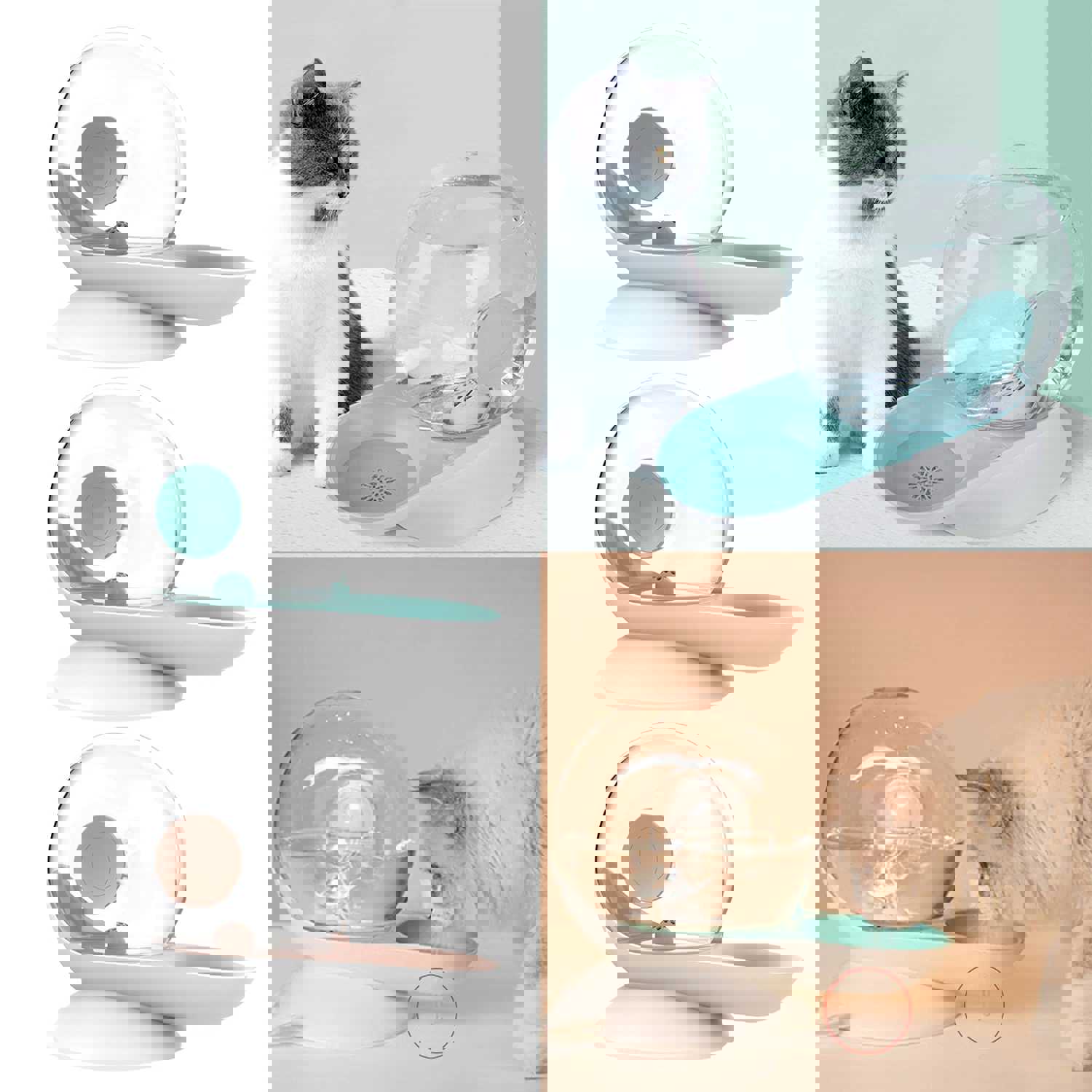 Snail Automatic Cat Dog Drinking Bowl - 2.8L Pet Water Dispenser Fountain