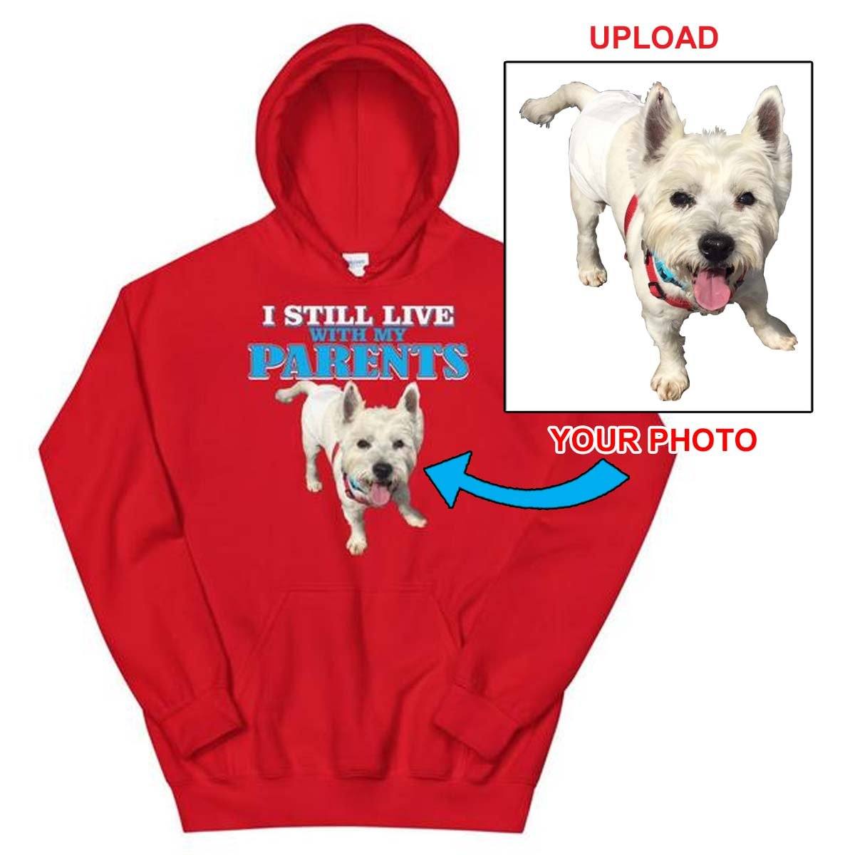 Unisex Hoodie - Custom Printed with Your Dog's Photo