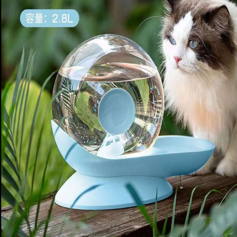 Snail Automatic Cat Dog Drinking Bowl - 2.8L Pet Water Dispenser Fountain