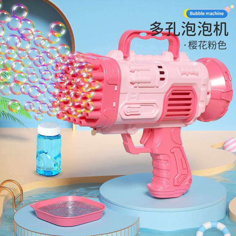 New Year Fireworks Bubble Machine Electric Cartoon Camera Music Luminous Children Toys