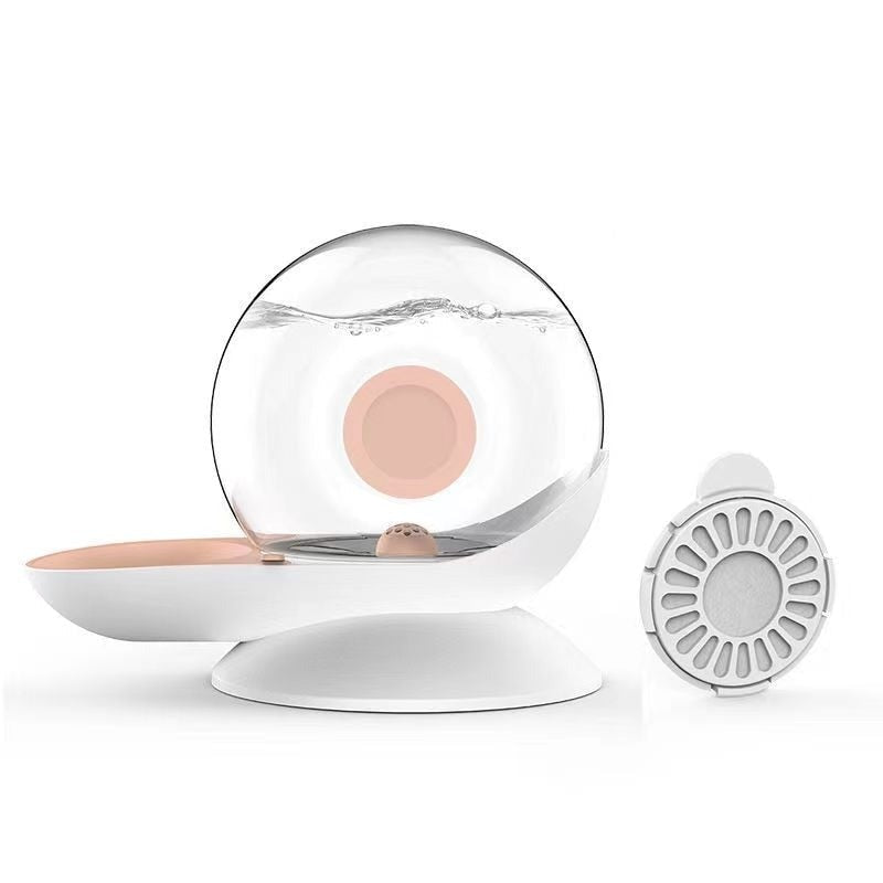 Snail Automatic Cat Dog Drinking Bowl - 2.8L Pet Water Dispenser Fountain