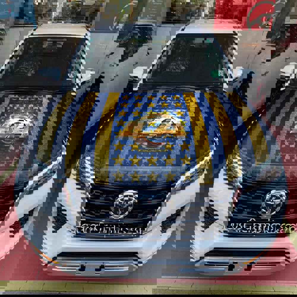 Los Angeles Rams Itasha Car Vinyl Hood Wrap Decal Sticker