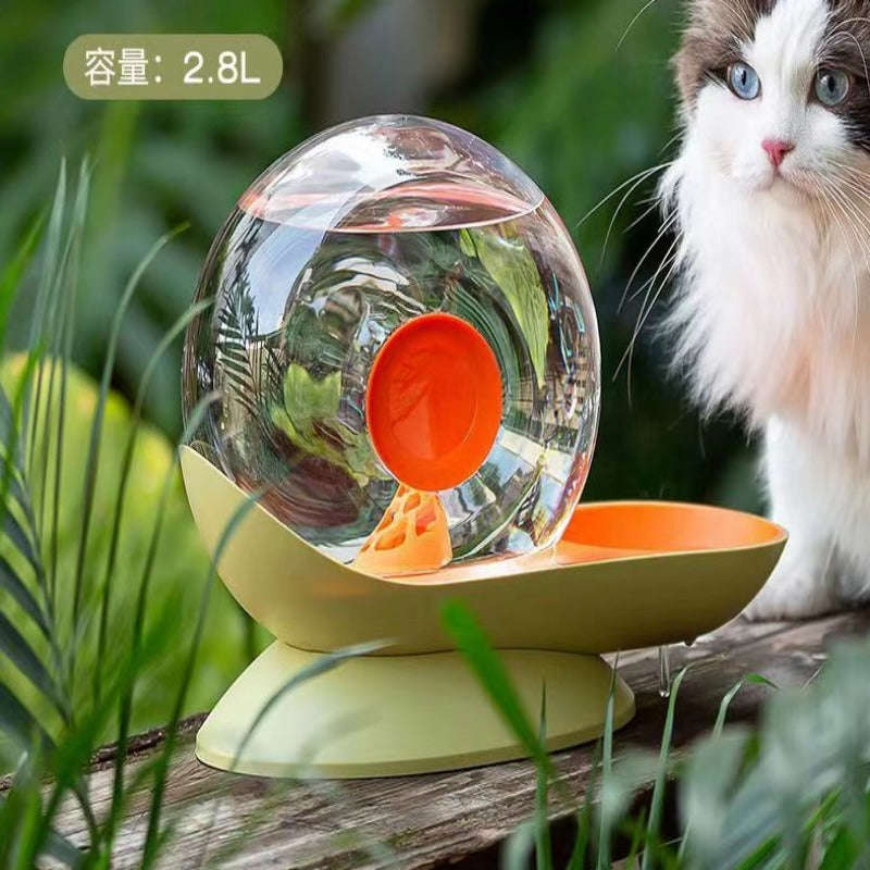 Snail Automatic Cat Dog Drinking Bowl - 2.8L Pet Water Dispenser Fountain