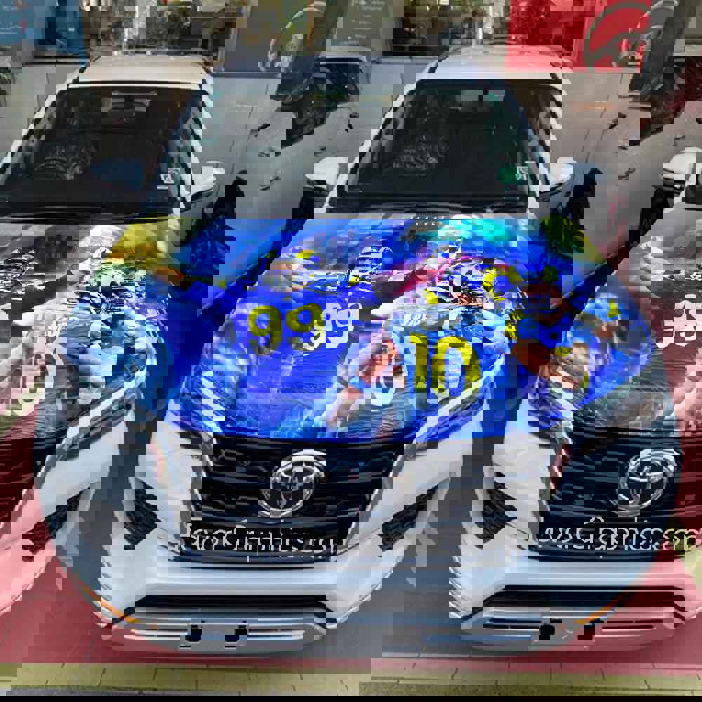 Los Angeles Rams Itasha Car Vinyl Hood Wrap Decal Sticker