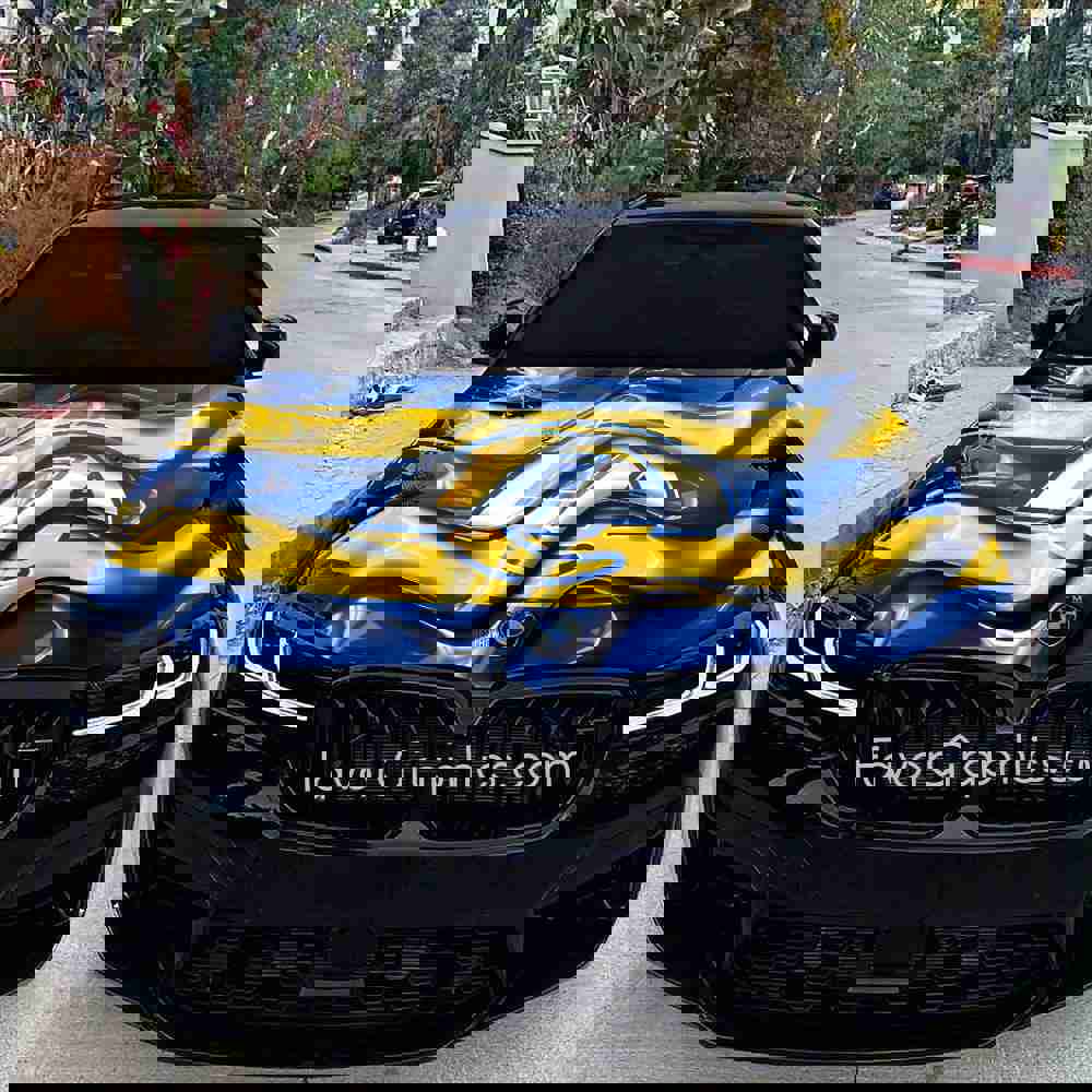 Los Angeles Rams Itasha Car Vinyl Hood Wrap Decal Sticker