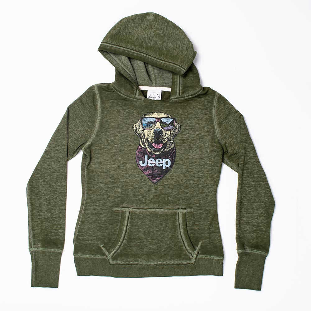 Jeep - Shade Dog Womens Hoodie