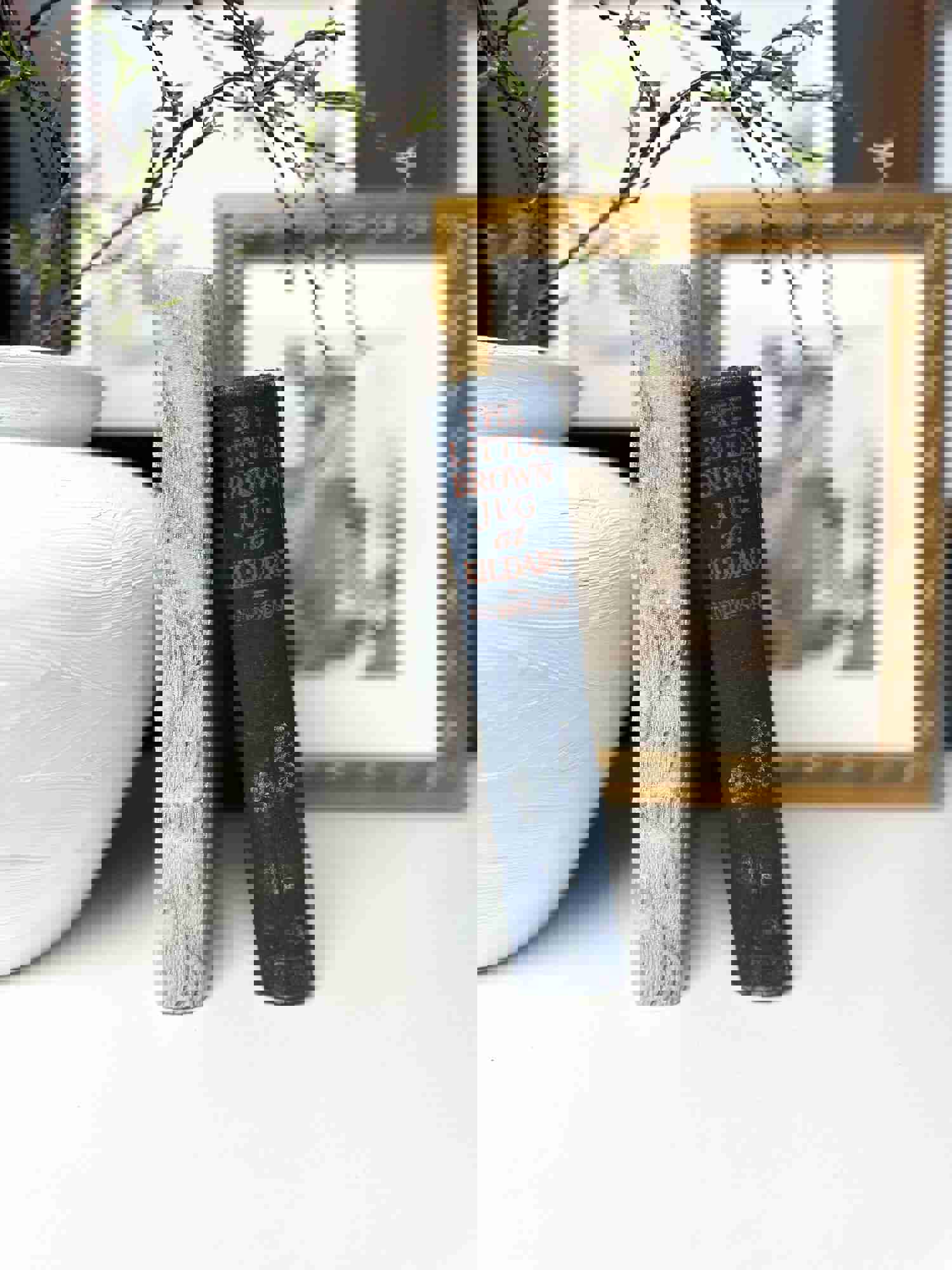 Blue and Gray Decorative Books for Shelf Decor