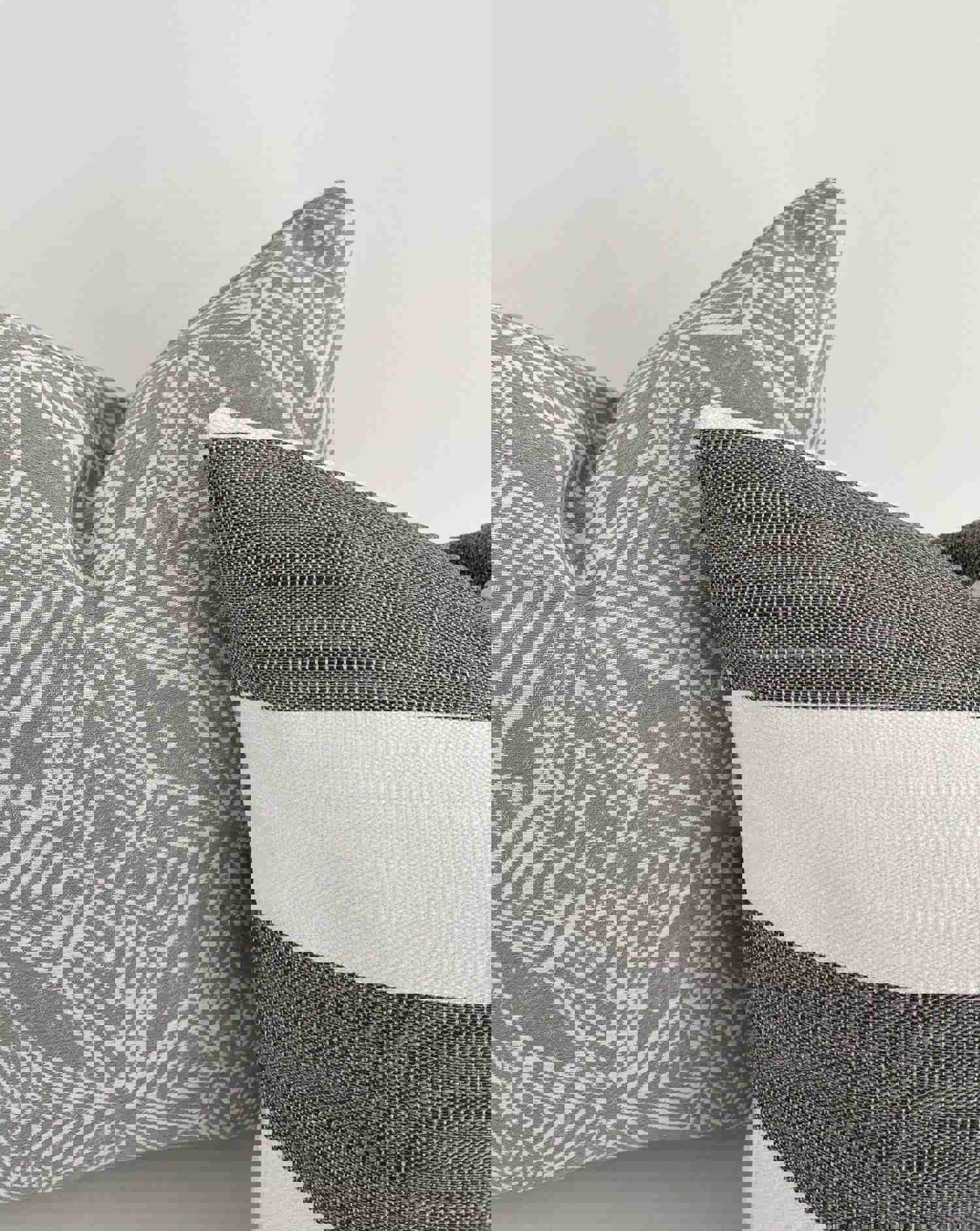 Twila Gray Outdoor Pillow Cover - Durable and Stylish