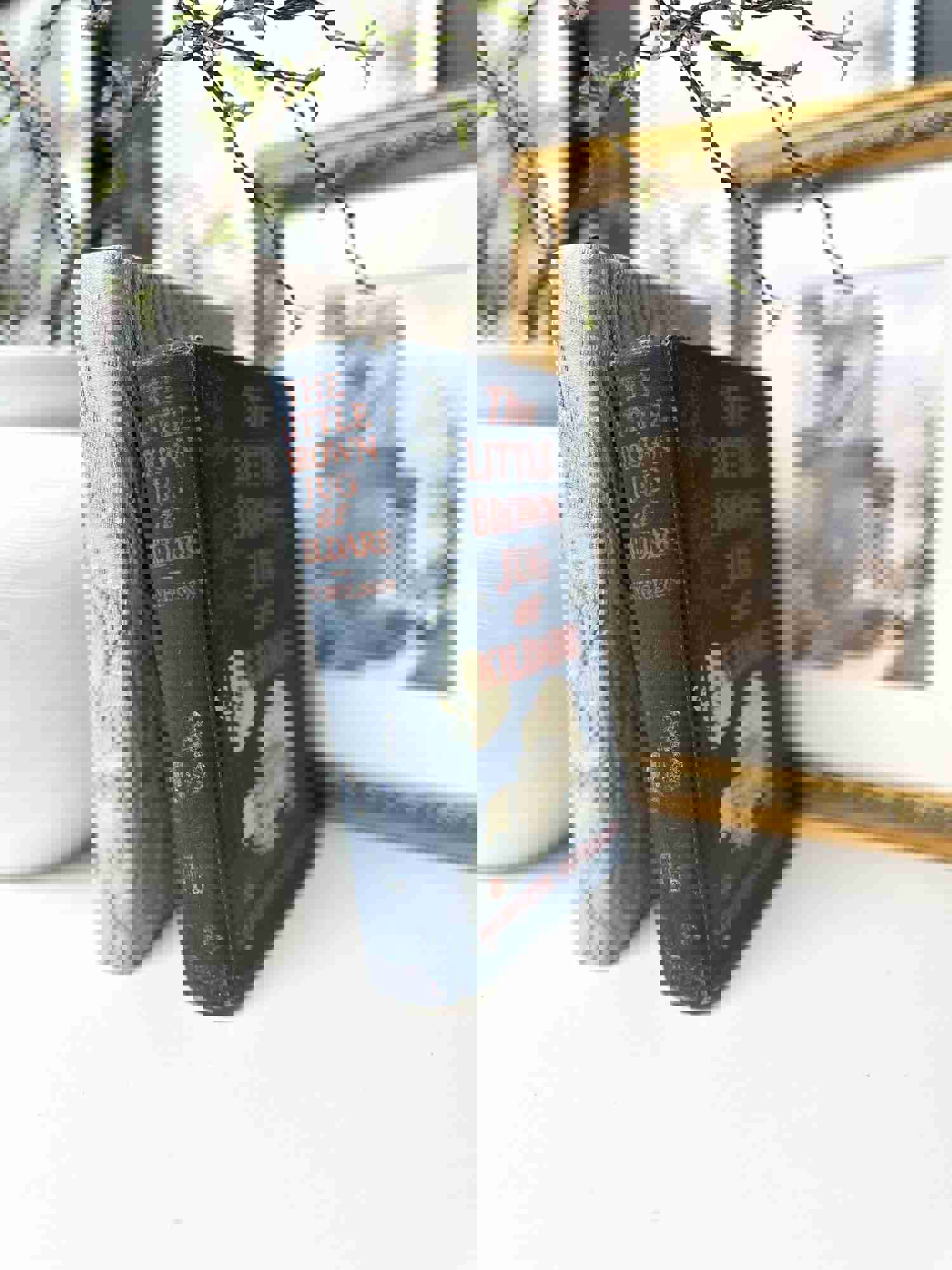 Blue and Gray Decorative Books for Shelf Decor