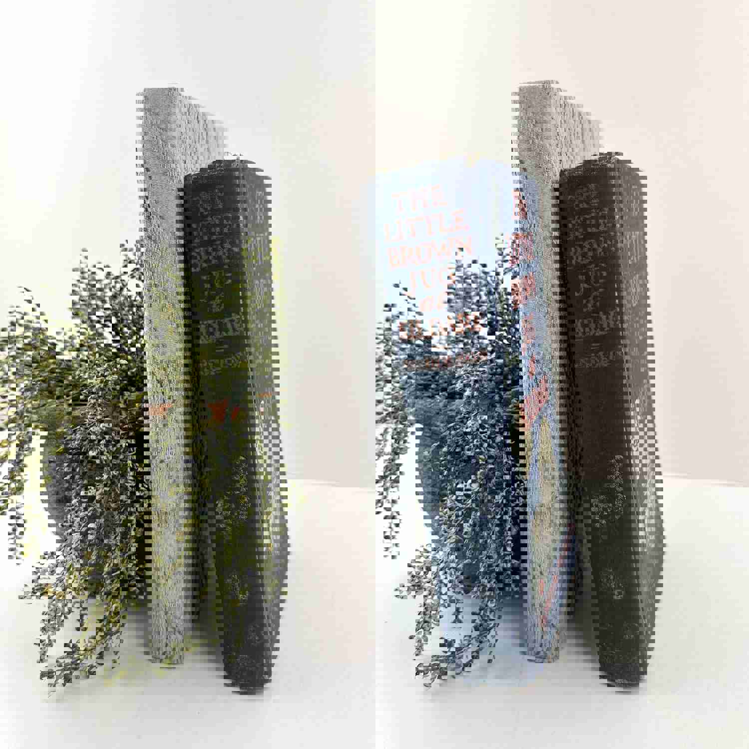 Blue and Gray Decorative Books for Shelf Decor