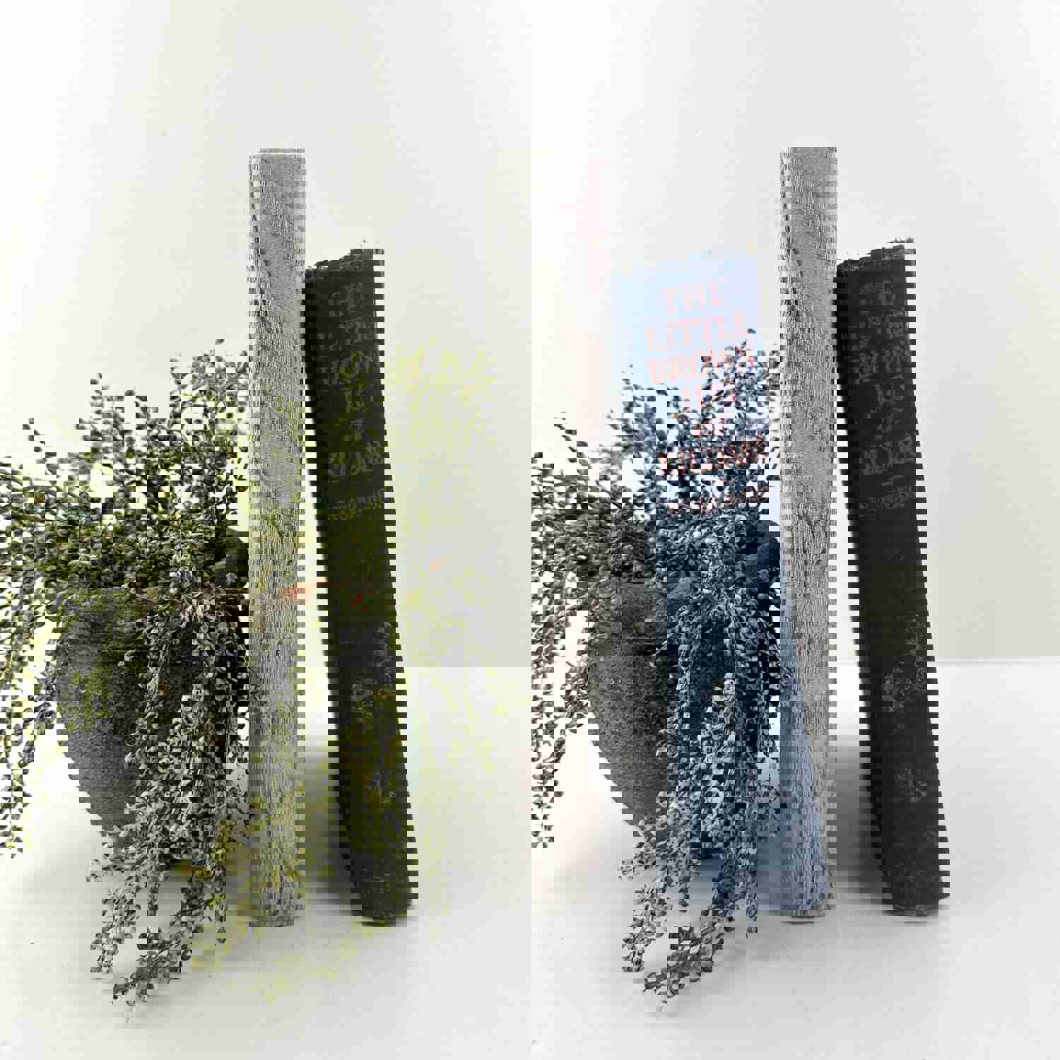 Blue and Gray Decorative Books for Shelf Decor